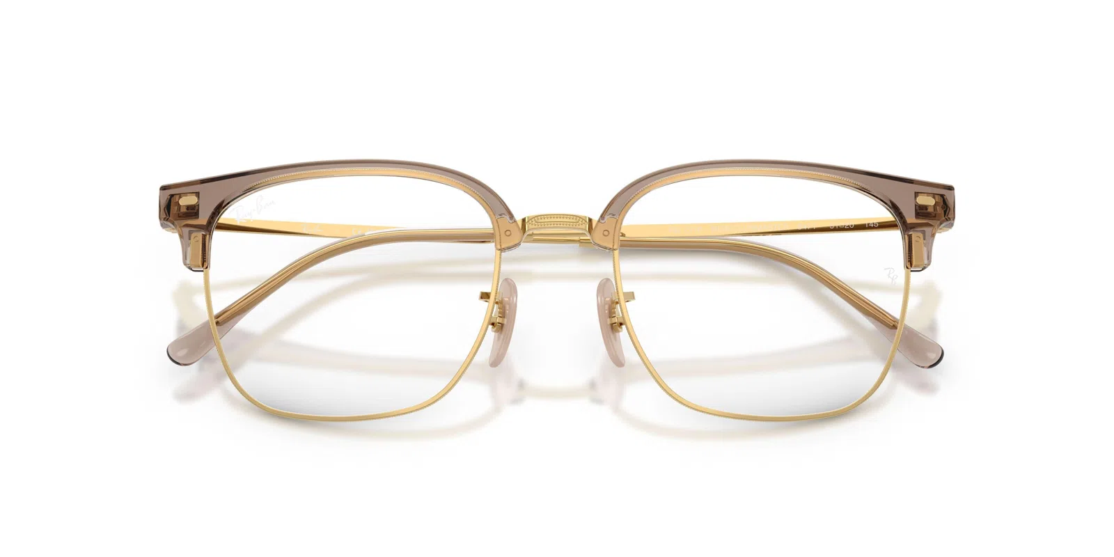 Ray-Ban New Clubmaster 7216 Eyeglasses - Blue On Gunmetal - view 34